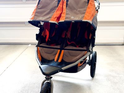 CLEAN Bob Revolution Flex Double Jogging Stroller with Accessories