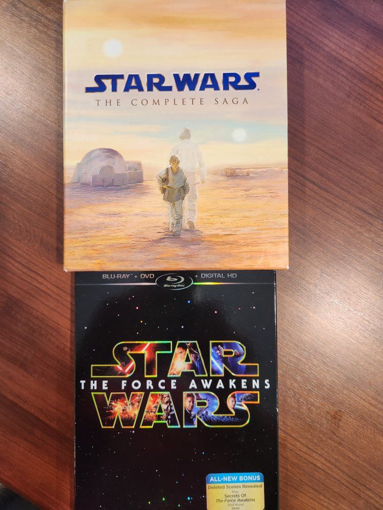 Star Wars The Complete Saga (Episodes I-VI) Blu-ray/DVD & The Force Awakens Blu-ray/DVD/Digital HD