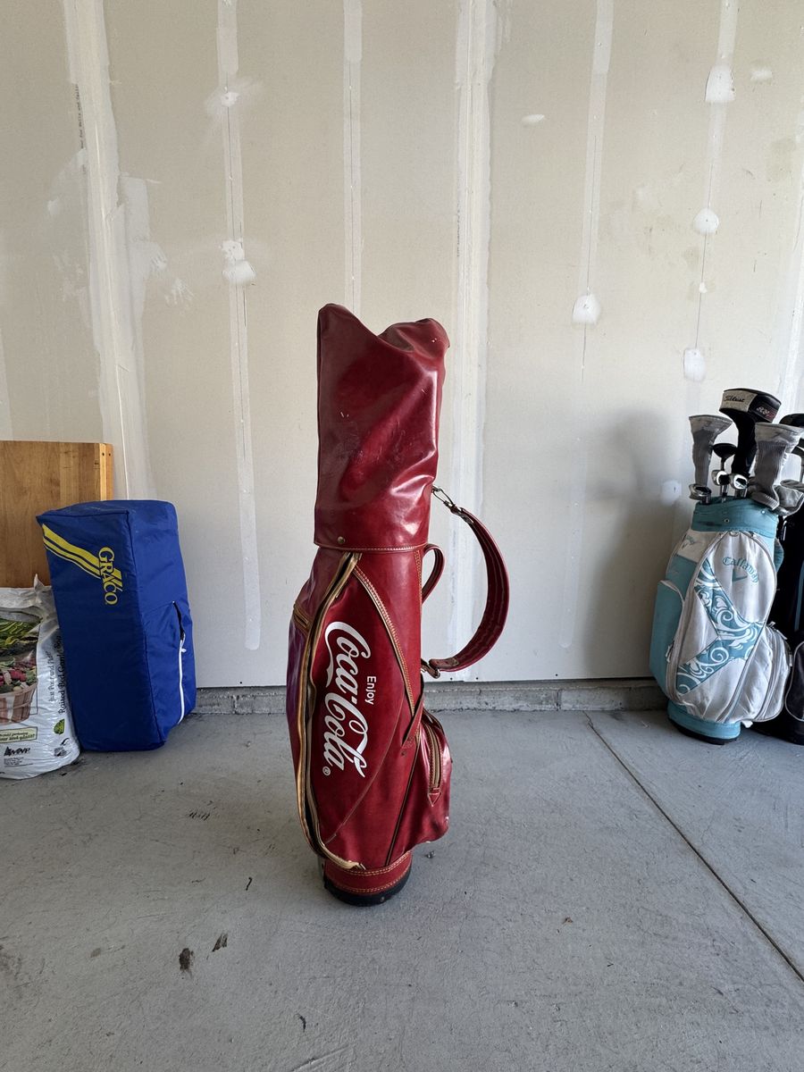 Vintage Coca-Cola Golf Club Set