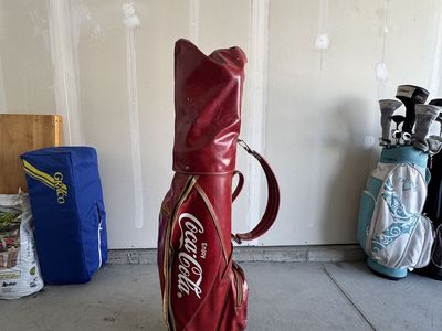 Vintage Coca-Cola Golf Club Set