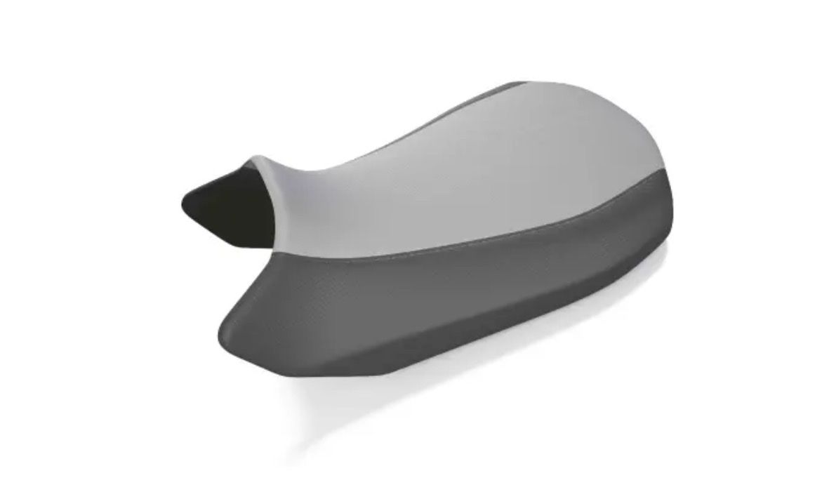 BMW Motorrad Heated Comfort Standard Rider Seat Black/Gray for R 1300 GS
