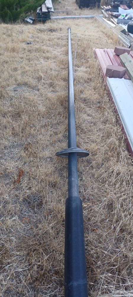 24' Aluminum Flagpole with Gold Finial Ball
