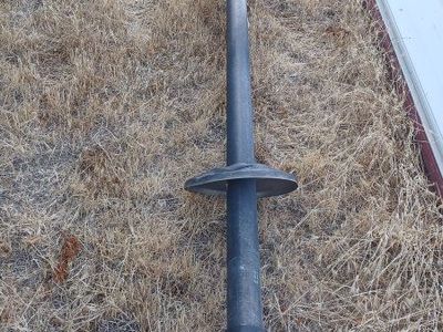 24' Aluminum Flagpole with Gold Finial Ball