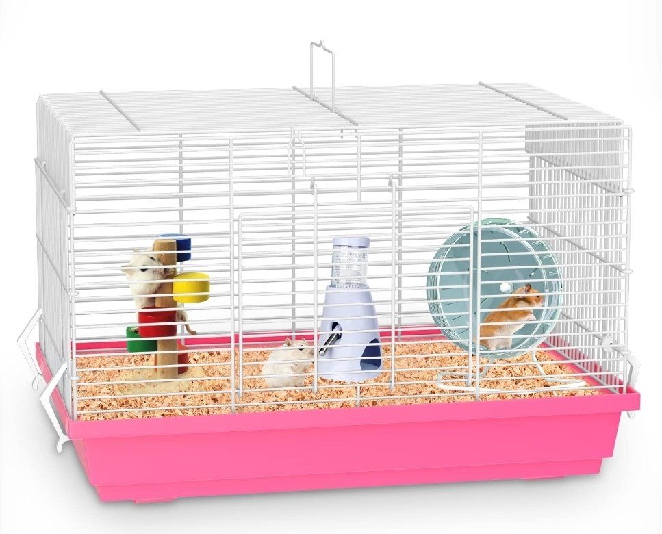 Small Animal Cage, Pink, 18.5"x11.8"x11. 8"