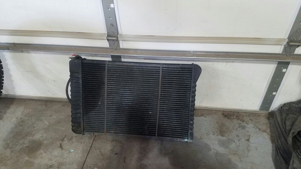 Radiator out of 1979 Chevy 3500 454