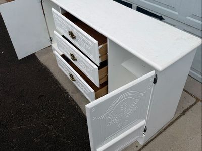 White dresser