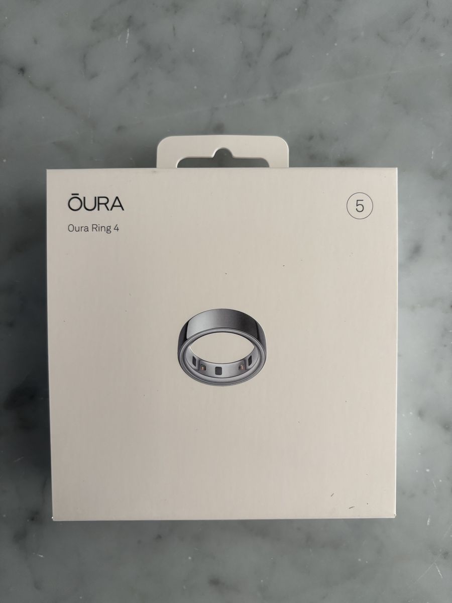 Brand New Oura Ring Gen 4 (Silver Size 5)