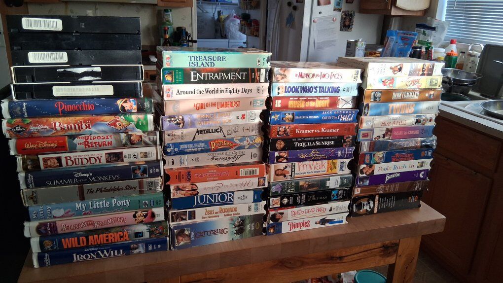 VHS tapes