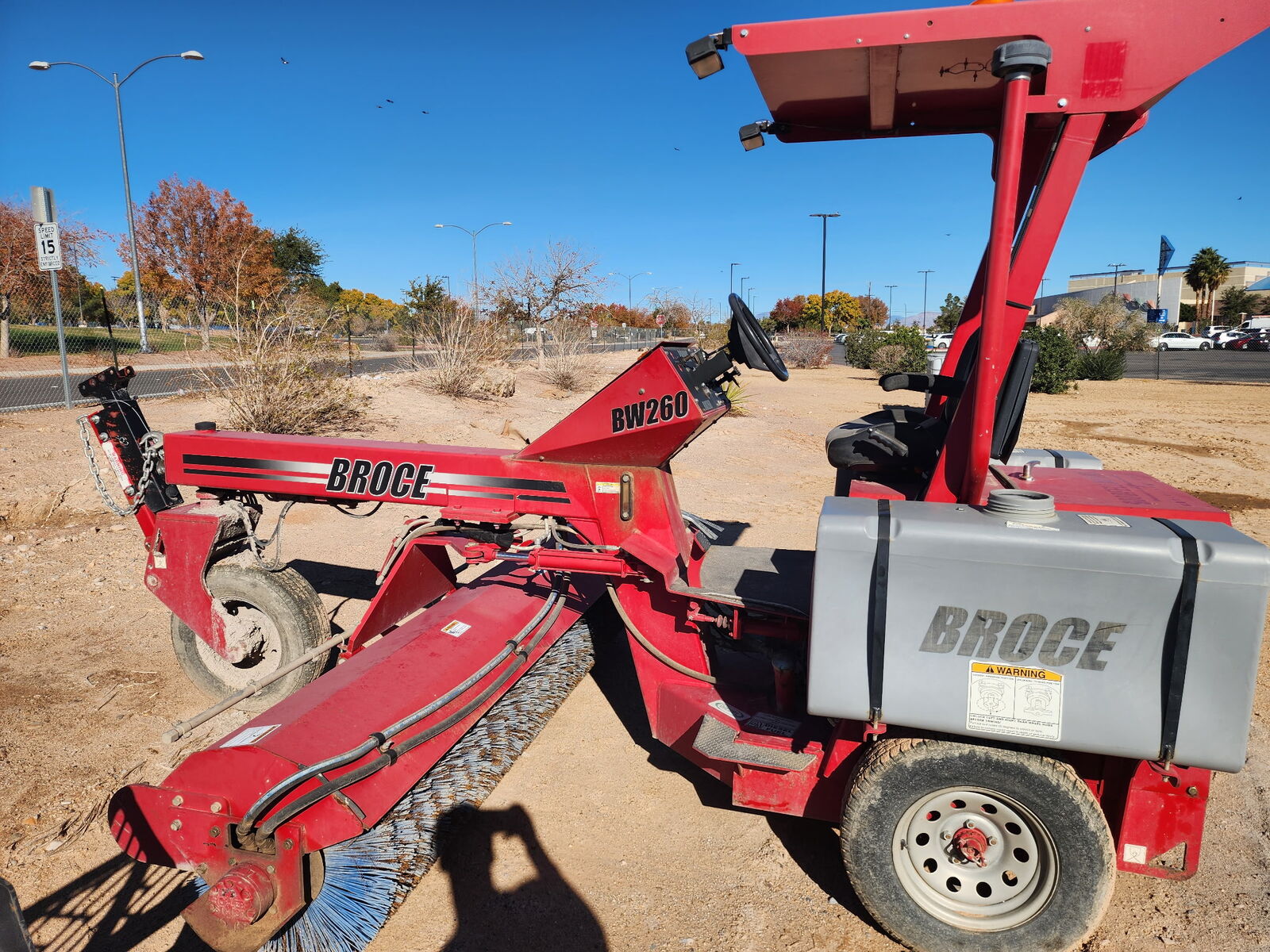 2018 Broce BW260 3-wheel Broom