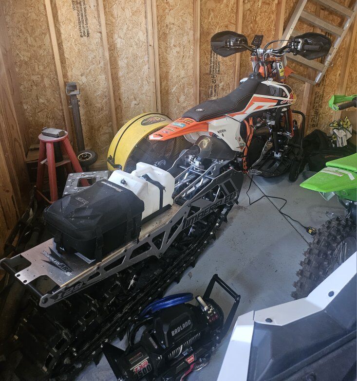 2016.5 ktm 450sx-f Aro 3-S 129 timbersled snowbike