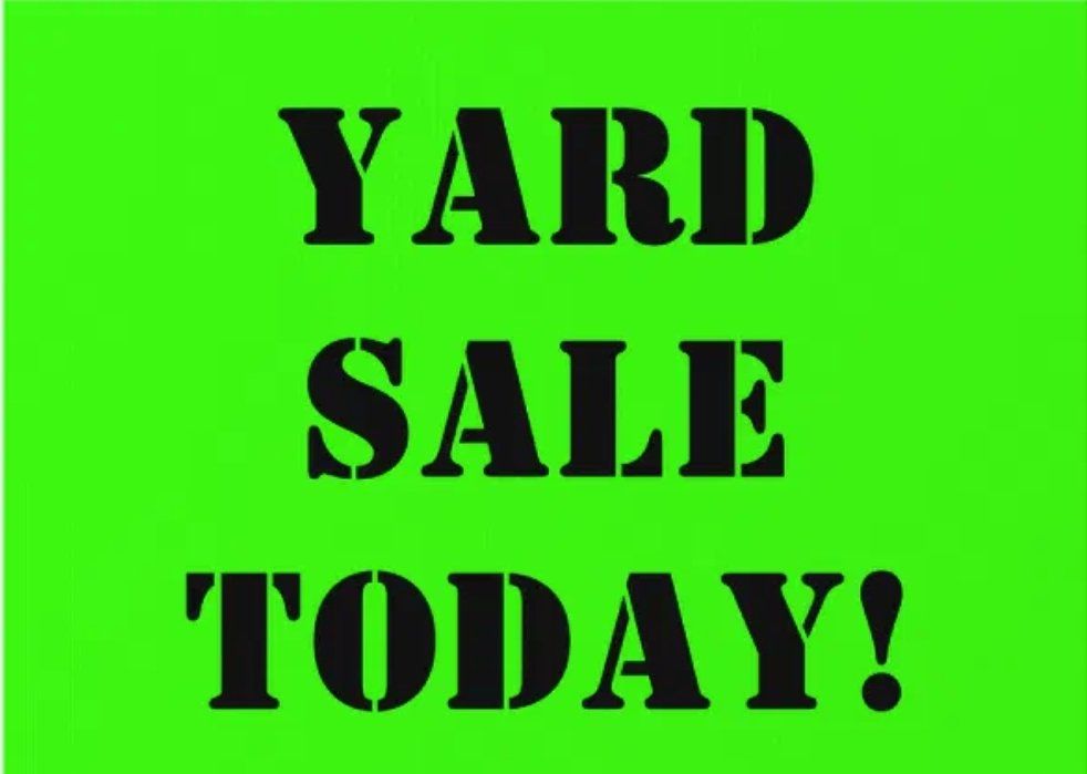 yard sale today 06-20-2026
till 2pm
lots of baby clothes
flatbed trailer
65 W 1160 N
Orem