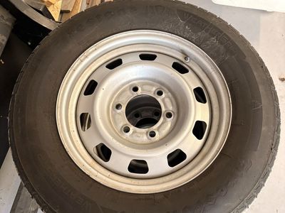 Set of 4 Firestone All-Season Tires on Steel Rims