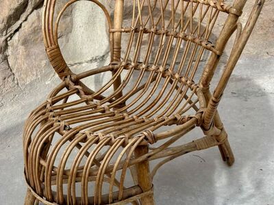 Vintage Child's Bentwood / Bamboo Chair 17" Tall $45 obo