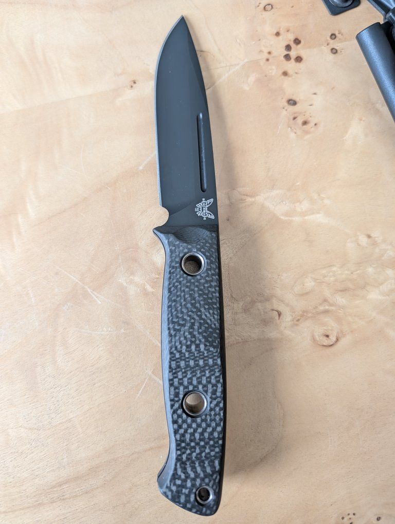 Benchmade 163BK Bushcrafter Fixed Blade Knife - Brand new!