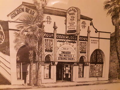 Vintage Art (The Golden Bear Bar) Huntington Beach California #54/300 Michael Scott Kent 1982