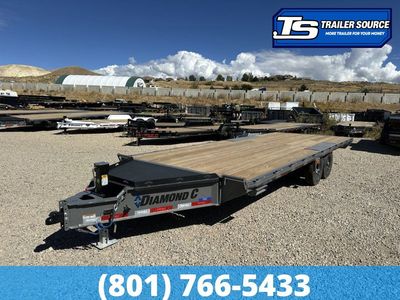8.5x22 Diamond C DEC 207 Deckover Equipment Trailer - 15.5K GVWR -