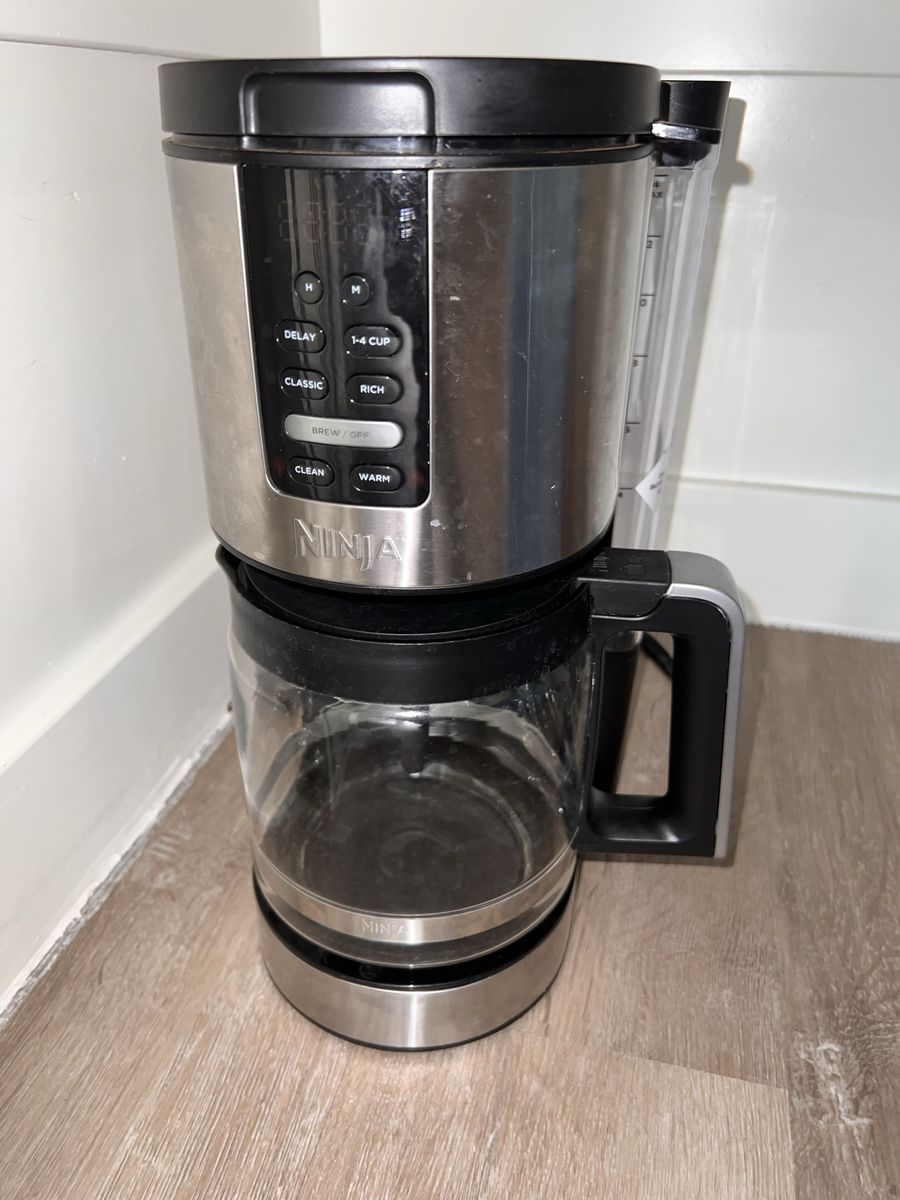 Ninja CE251 Programmable Coffee Maker with 12-Cup Glass Carafe - Stainless Steel/Black