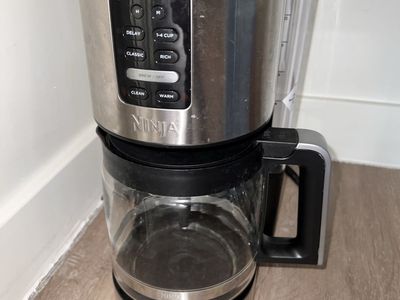 Ninja CE251 Programmable Coffee Maker with 12-Cup Glass Carafe - Stainless Steel/Black