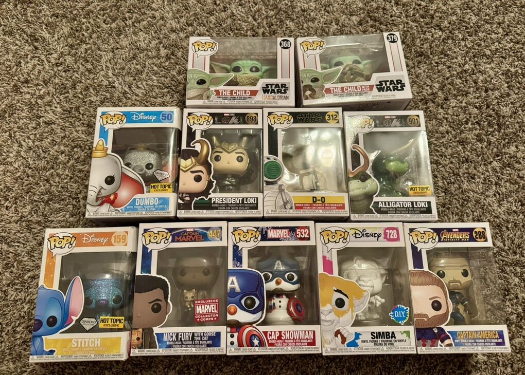 Funko $5 Each For First Picture $10 Each Second