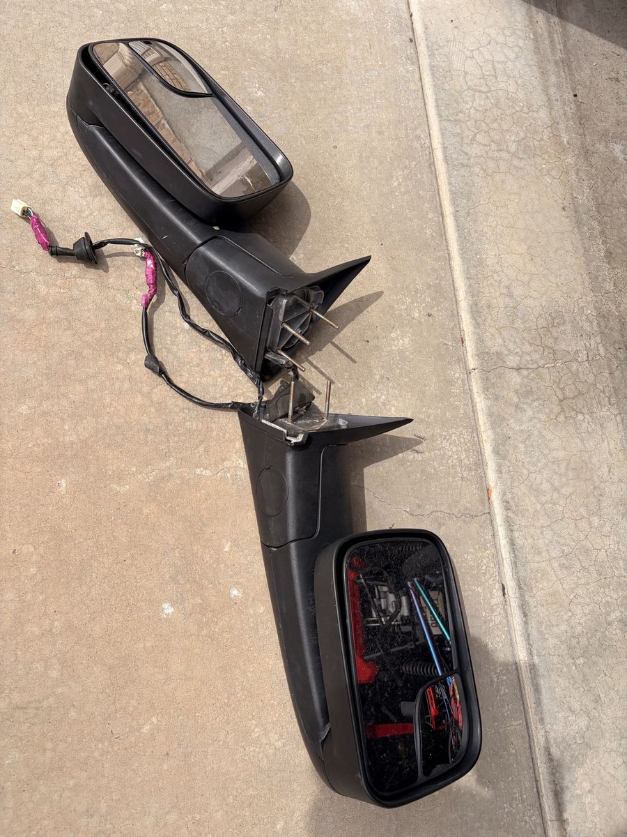 2g dodge ram oem factory tow mirrors
