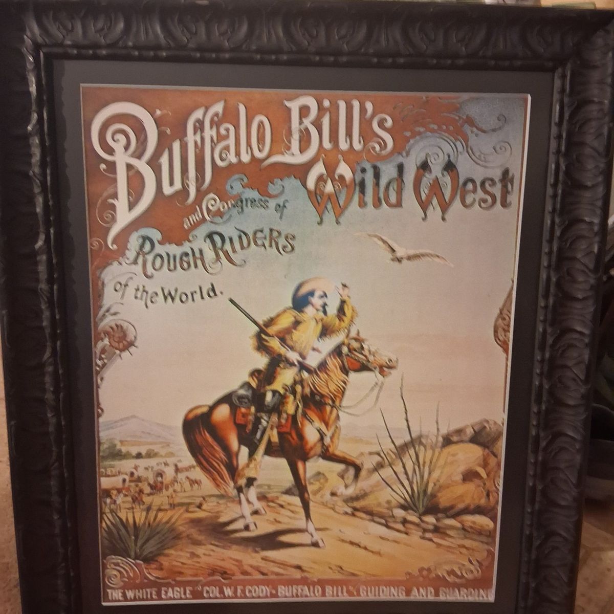 Reproduction Buffalo Bill wild West show picture
