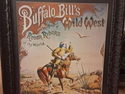 Reproduction Buffalo Bill wild West show picture