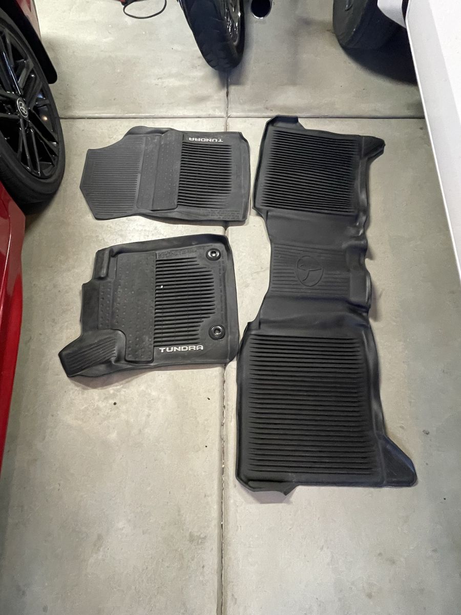 Toyota tundra all weather floor mats
