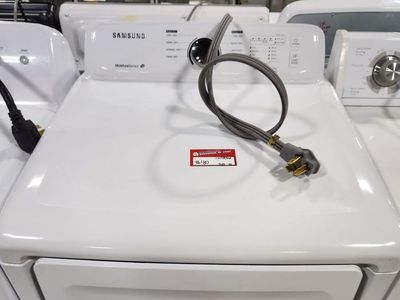 Samsung White Electric Dryer with Moisture Sensor - Excellent Condition