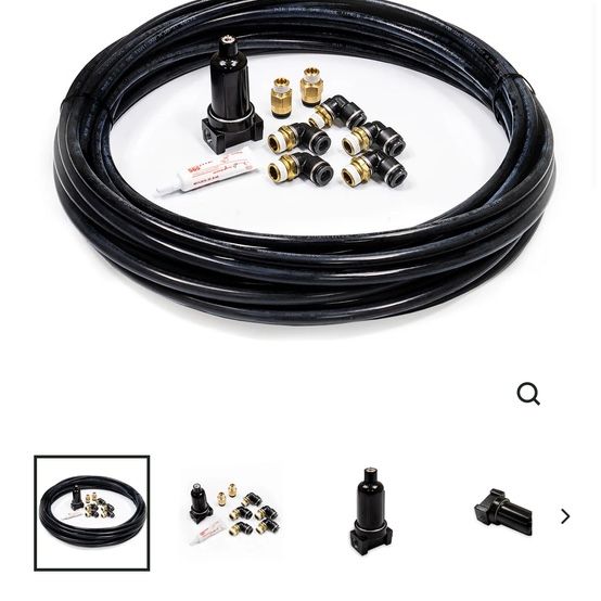 Air Lift Performance Air Ride Kit,  Viair Dual Compressors w/ Brackets AccuAir Suspension Plumbing Kit. Accuair hoses