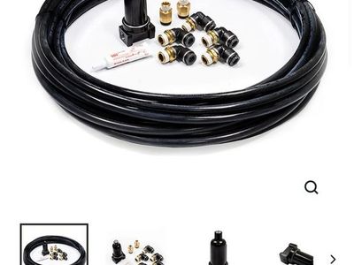 Air Lift Performance Air Ride Kit, Viair Dual Compressors w/ Brackets AccuAir Suspension Plumbing Kit. Accuair hoses
