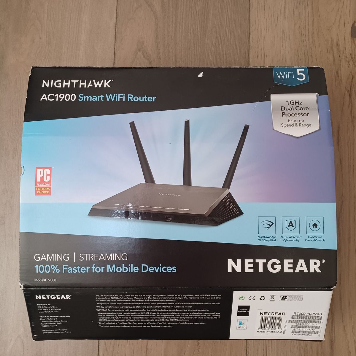Nighthawk AC 1900 Smart Wifi Router