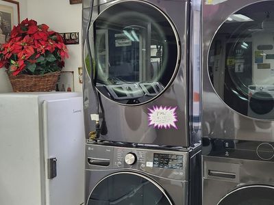 BEAUTIFUL BRAND NEW! LG STACKABLE WASHER AND ELECTRIC DRYER