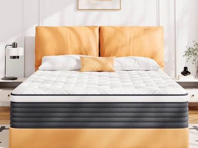 COOLMI 12-Inch Queen Hybrid Mattress Brand New in Box