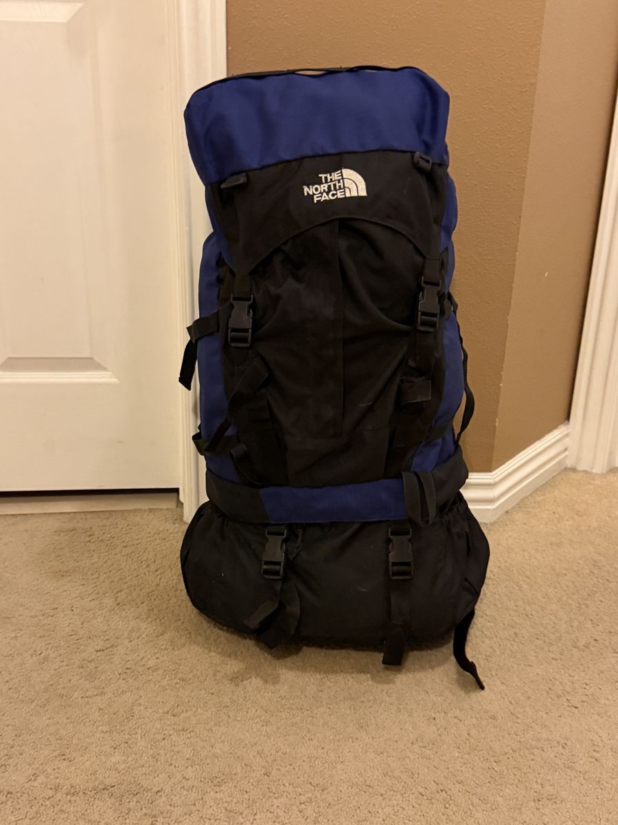 North Face Internal Frame Backpack Camping Travel Pack