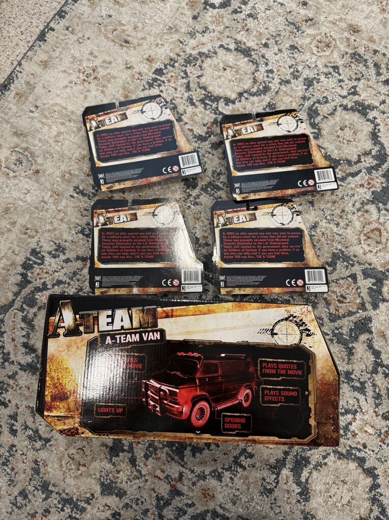 A Team Movie Action Figures And Van