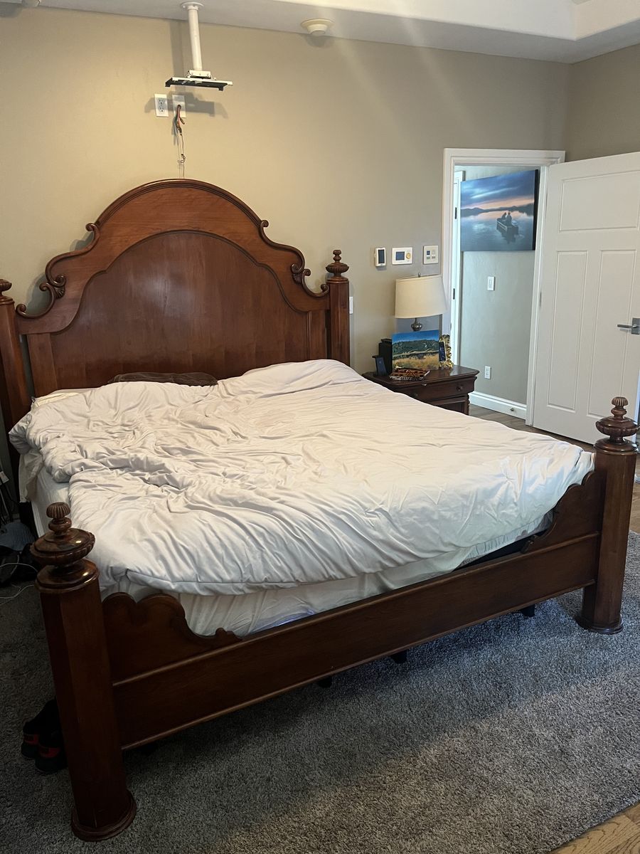Mahogany King Bed Frame