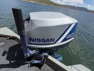 Nissan 40HP, 2 stroke Outboard Boat Motor