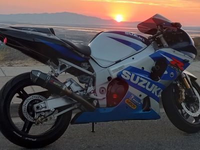 Suzuki GSX-R 1000 Sport Motorcycle Blue White Black