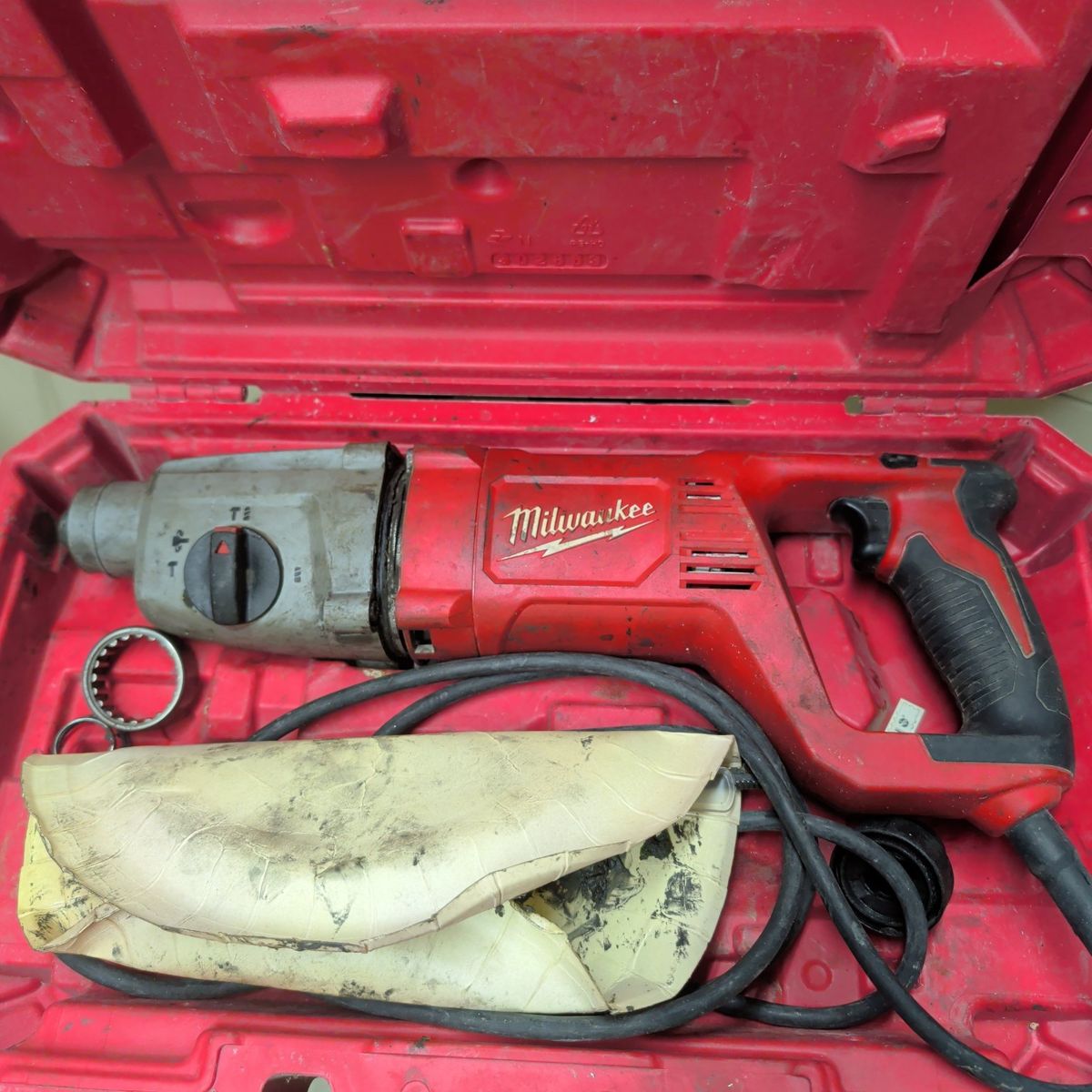 broken for parts Milwaukee rotary hammer