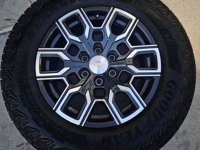 Chevy Silverado 18" OEM Wheel & Goodyear Wrangler Territory AT Tire 265/65R18