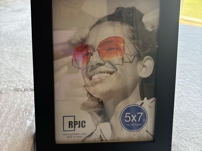 Black 5x7 wood frames (set of 2)