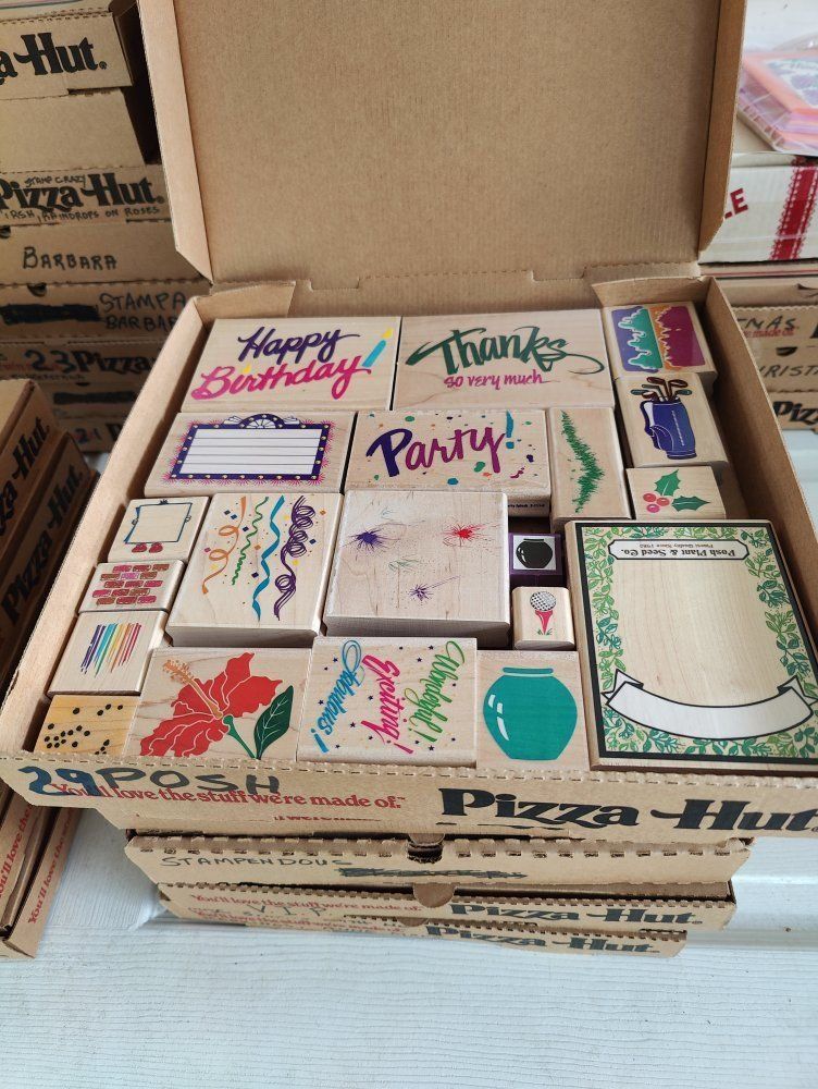 Box #29 of 65, New, old stock rubber stamps, designed mainly for people that like to make their own greeting cards.