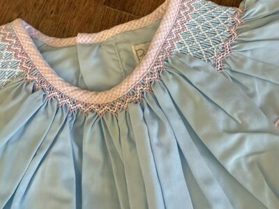 Petit Ami Brand Smocked Romper 9 Months