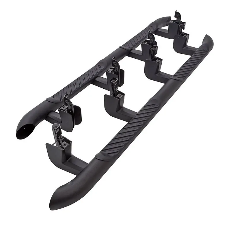 2020-2025 Sierra Silverado HD Crew Cab Side Steps Round Genuine GM 85715891