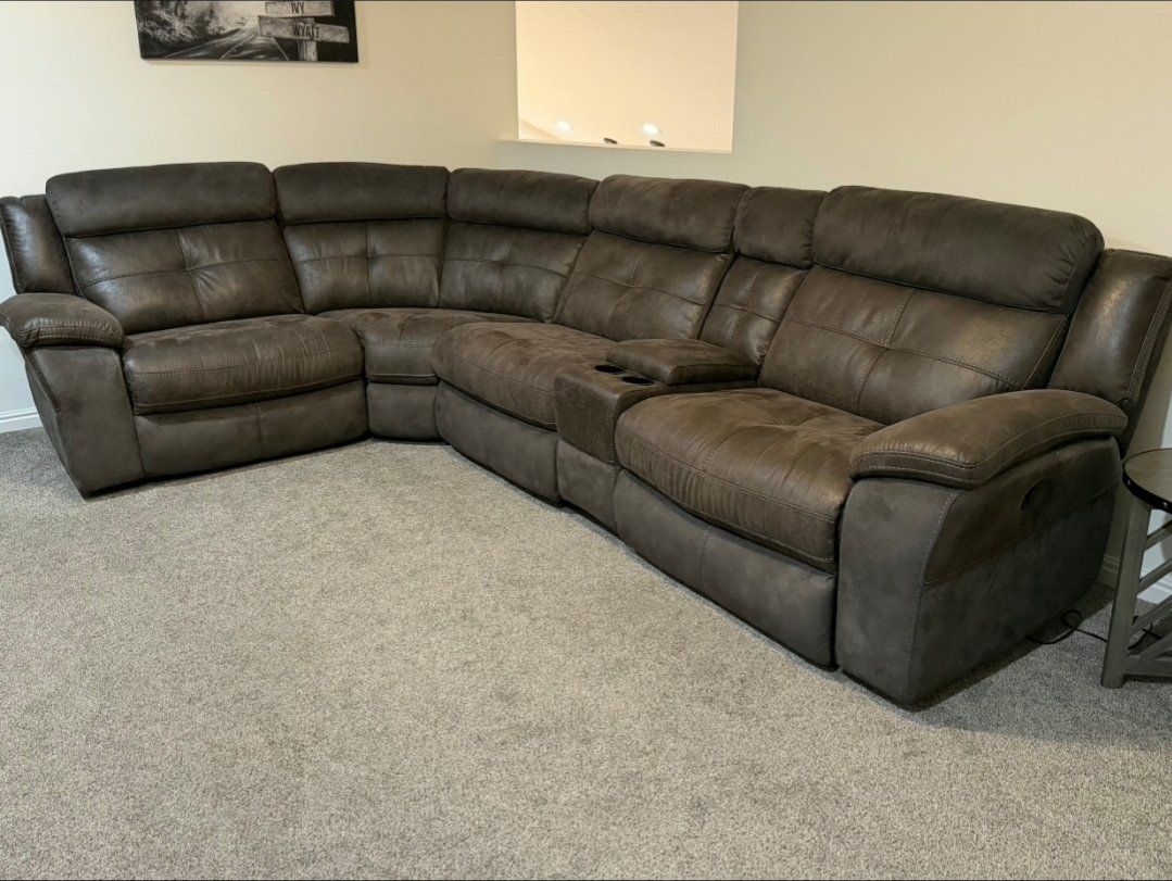 Huge Microfiber Sectional Couch