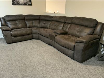 Huge Microfiber Sectional Couch