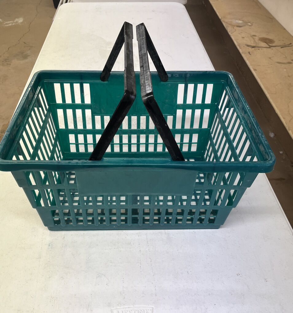 Plastic Handheld Grocery Basket