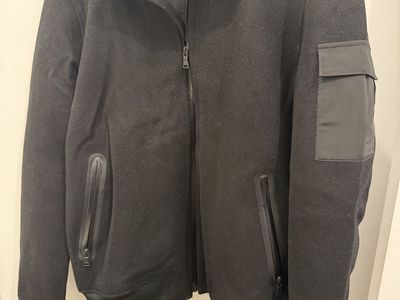 Express black wool jacket