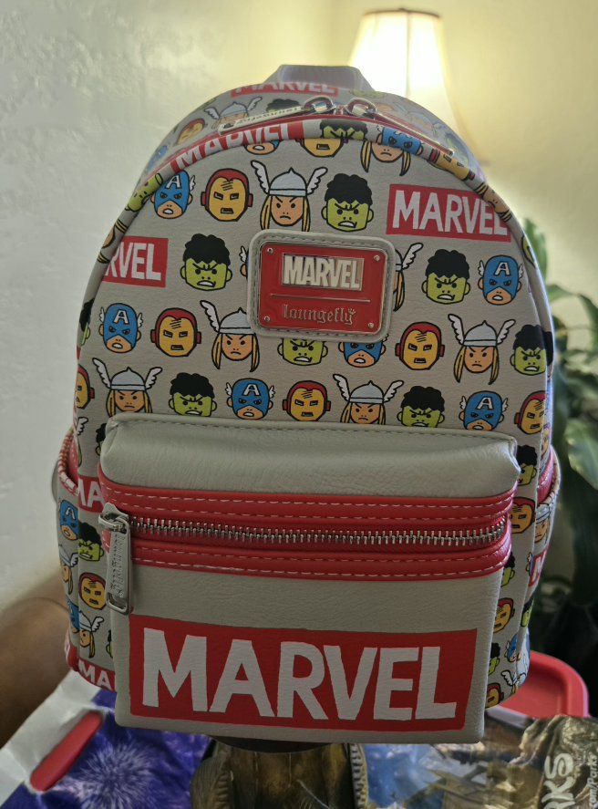 Disney Parks Marvel The Avengers Loungefly Mini Backpack