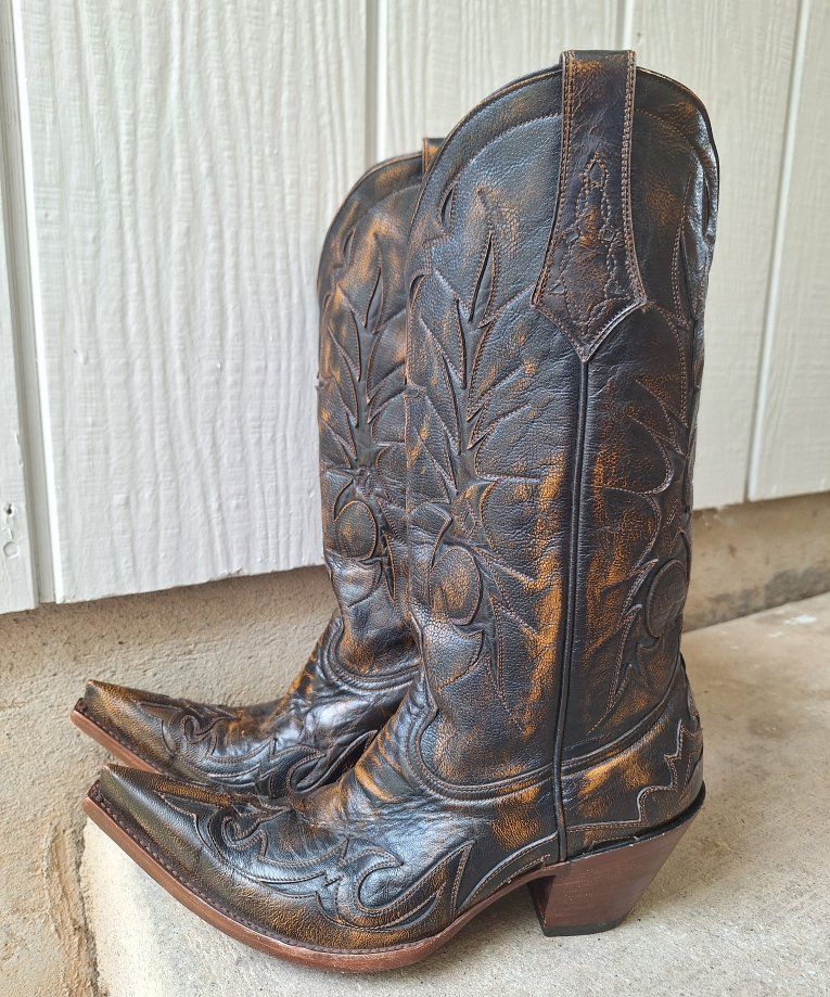 Womens Old Gringo Western Cowgirl Ranch Boots Sz 8-B